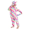 thumbnail image 1 of Uderui Pijamas de Unicornio para niños, Disfraz de Cosplay de una Pieza, Ropa de Dormir de Animales para niñas y niños, 1 of 5