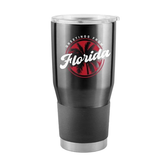Logo Brands C4711-S30T-FL1 Florida 30 oz Local State Pride Stainless Tumbler
