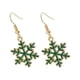 thumbnail image 5 of Pendientes colgantes, accesorios de vestuario, joyas, pendientes navideños para club, San Valentín. verde, 5 of 9