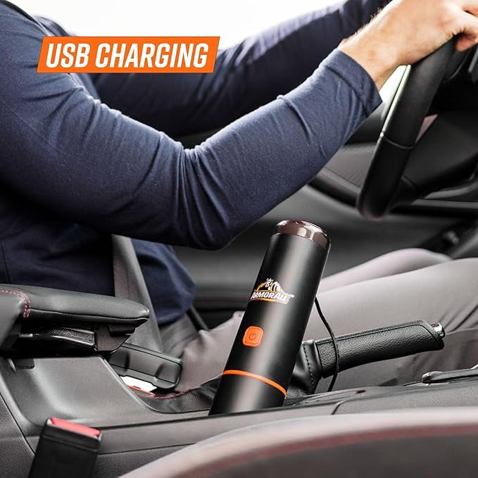 Armor All AA07V7 Cordless Handheld Car Vacuum, 7.4V Portable Cleaner with USB Charging