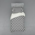 thumbnail image 1 of Ambesonne Grey Bedding Set 3 Pcs, Barbed Country Inspired, Twin, Grey White, 1 of 3