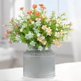 thumbnail image 5 of Artificial Cemetery Flowers Bouquet, Plastic Memorial Flowers for Hanging Window Box, Home Table Centerpieces, Outdoor Porch Decor, 1 Artificial Flower, 5 of 9