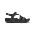 thumbnail image 2 of Baretraps Womens Jalen Woven Faux Leather Footbed Sandals, 2 of 3