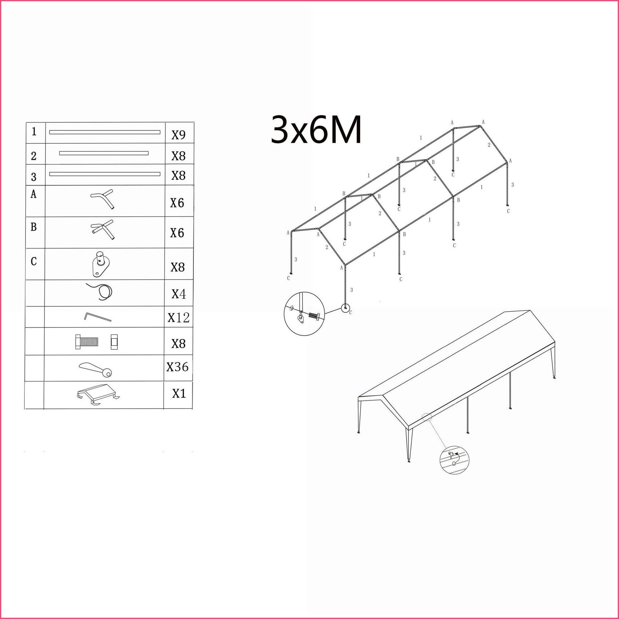 Carports | 10'x20'x9' Heavy Duty Car Shelter Canopy for Parking, Parties Outdoor Events | off-white | Steel
