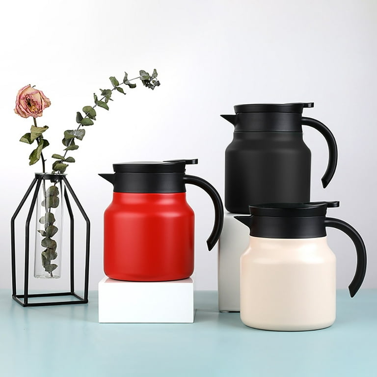 Thermal Coffee Carafe, Insulated Pot, Stainless Steel Thermal Pot Bottle  For Office Home, Keep Cold Hot Water Bottle, Vacuum Flask, 24 Hours  Insulated Hot Water Kettle - Temu
