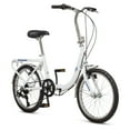 thumbnail image 2 of Schwinn Loop Folding Bike, 20 Inch Wheel, Ages 14+, White, 2 of 7