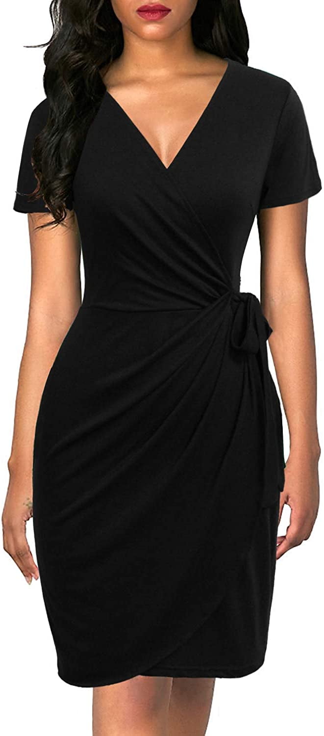 MSYMY Women's Classic V-Neck Casual 
