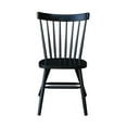 thumbnail image 5 of International Concepts Copenhagen Solid Wood Dining Chair in Black, 5 of 6