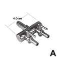 thumbnail image 4 of Aquarium Control Lever Valve,Fish Tank Splitter Pump Accessories,Stainless Steel Fish Tank Manifolds Multi Port T Shaped Line Regulator Connector Airline Tubing Hose, 4 of 7