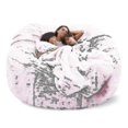 thumbnail image 1 of Lazy Sofa Bean Bag Artificial Fur Bean Bag Bean Sofa, 1 of 1