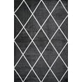 thumbnail image 5 of JONATHAN Y SUPERSOFT 5 x 8 Area Rug, Cole Minimalist Diamond Trellis - Black/White, SEU102A-5, 5 of 10