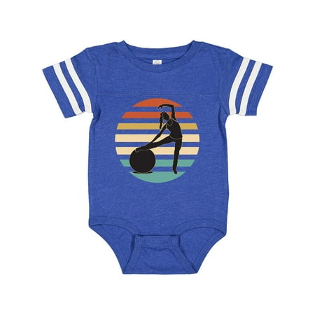 

Inktastic Pilates Fitness Retro Exercise Gift Baby Girl Bodysuit