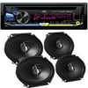 JVC KD-R970BTS CD with 6x8 CSJ6820 Speakers