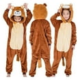 thumbnail image 5 of Unisex Kids Boys Girls Pajamas Animal One Piece Costume Cosplay Sleepwear, 5 of 5