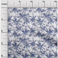 thumbnail image 2 of oneOone Rayon Medium Blue Fabric Tropical Palm Tree Sewing Material Print Fabric By The Yard 56 Inch Wide, 2 of 4