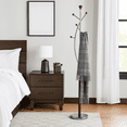 thumbnail image 2 of Silver Tree Coat Rack In Chrome & Walnut Finish, 2 of 7