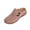 Pink, variant on Womens Solid Casual Style Mules Closed Toe Metal Buckle Flat Soft Non-slip Multi-Color Daily Outdoor Wear