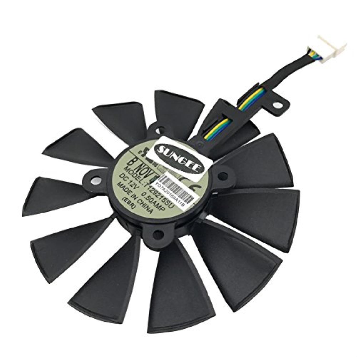 Ventilateur Carte Graphique IHaospace 12V 0.5A - Pour ASUS Strix GTX980Ti/970/1070/1080 Et R9 390