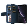 thumbnail image 4 of Compatible with iPhone XR Wallet Case with Card Slots PU Leather Zipper Flip Folio Cover, 4 of 5