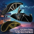 thumbnail image 4 of UNDERWRAPS Pink Tri-Corner Pirate Hat - Vintage Hats, Halloween Costume Accessories, Pirate Birthday Parties, Adults Cosplay Hat, Captain Hats (One Size), 4 of 6