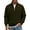 Army Green-1, variant on Men's Fleece Quarter Zip Pullover Casual Mock Neck Long Sleeve Sweatshirts with Pockets Spring Warm Running Golf Shirts