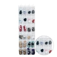 thumbnail image 4 of 24 Pockets Over The Door Shoe Organizer Hanging Shoe Rack Non-woven Clear Shoe Storage Closet, 4 of 5