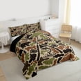 thumbnail image 3 of Castle Fairy Woodland Animal Twin Comforter Sets,Fishing And Hunting Bedding Set, 3 of 8