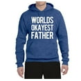 thumbnail image 2 of Wild Bobby,Worlds Okayest Father Gift for Father Dad Husband, Father's Day, Unisex Graphic Hoodie Sweatshirt, Vintage Heather Blue, 2XL, 2 of 3