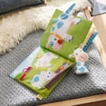 thumbnail image 2 of HABA Busy Book for Babies 0-12 months, Farm Fabric Book with Finger Puppet for Babies, Sensory Book for 0-12 Months, 2 of 8