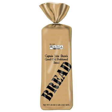 Captain John Derst's Good Old Fashioned Bread, Sliced White Bread, 20 Oz Loaf