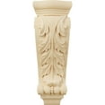 thumbnail image 2 of Ekena Millwork 7"W x 4"D x 20"H Large Farmingdale Acanthus Pilaster Corbel, Maple, 2 of 4