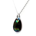 thumbnail image 4 of Collar Zvezda Leaves color Rainbow Dark plata .925 Zvezda ZCO-LEAV22-RADK, 4 of 4