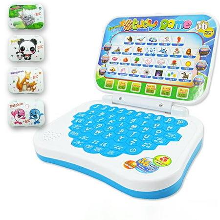 Multifunction Language Learning Machine Kids Laptop Toy Early Educational Computer Tablet Reading