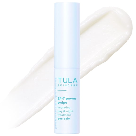 TULA Skin Care 24-7 Power Swipe Hydrating Day & Night Treatment Eye Balm, 0.23 oz