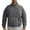 Dark Gray, variant on SSAAVKUY Mens Half Zipper Casual Sweatshirts Pullover Stand Collar Kangaroo Pocket Sweaters Slim Long Sleeves Plain New Tops Army Green 12