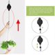 thumbnail image 3 of 4 Pack Plant Pulley Retractable Plant Hook Pulley Adjustable Plant Hanger Hanging Flower Basket For Garden Baskets Pots And Birds Feeder In Different, 3 of 4