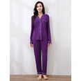 thumbnail image 2 of Richie House Women's Knit Two-piece Sleepwear Pajama Set, 2 of 7