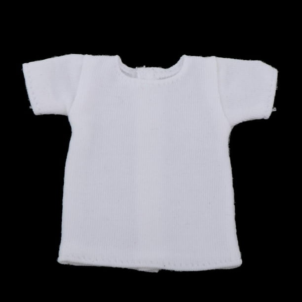 Camisetas Trajes de s Hugo BJD Doll Shirt Blanco