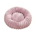 thumbnail image 1 of Cama para gatos redonda de felpa con cojín Strade Fareast Limited Violeta 50cm, 1 of 8