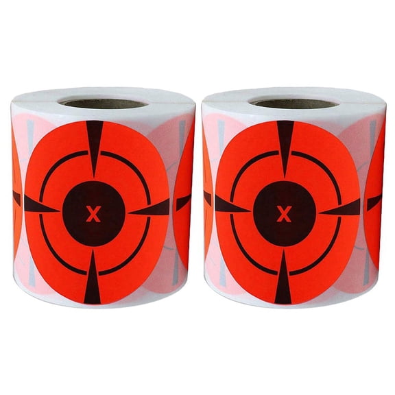 Target Stickers (Qty 250Pcs 3 inch) Self Adhesive Targets for Hunting Targets