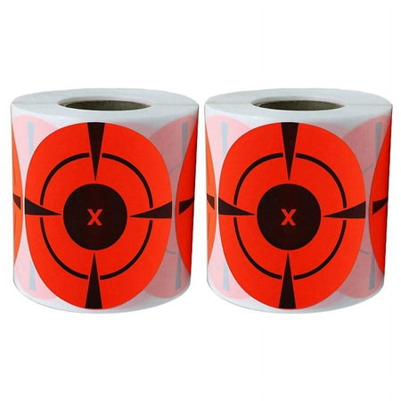 Target Stickers (Qty 250Pcs 3 inch) Self Adhesive Targets for Hunting Targets