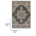 thumbnail image 3 of Livabliss Alfresco Vintage Indoor/Outdoor Area Rug,8'10" x 12'10",Dark Brown, 3 of 6