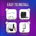 thumbnail image 4 of For Ps5 Slim Wall Mount Kit Aluminum Wall Mount For Playstation 5 Slim Disc Digital Edition Wall Mou, 4 of 5