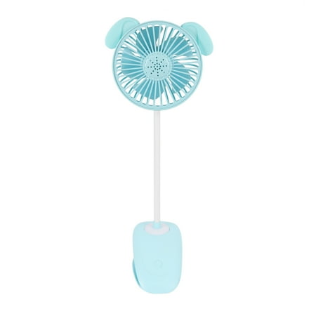 

Night Light Stroller Fan USB Portable 3 Speeds Bending Flexible Fan