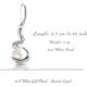 thumbnail image 3 of Boucles D'oreilles Pendantes,perle De Culture Grise Et Blanche, 18k Argent Or Plaqu,longues Perces Pour Femme Fille Cadeau, 3 of 5