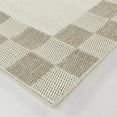 Balta Tabor Checkered Border Indoor/Outdoor Area Rug 7'10