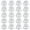 Clear, variant on 20 Pcs Spring Cord Locks Plastic End Fastener Double Holes Clip Rope Toggle Stoppers Sliders, Clear