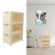 thumbnail image 1 of Puertas de Doble Apertura Contenedores de Almacenamiento Grandes Caja Organizadora Apilable con Ruedas Transparente y Visible para Sala de Estar Dormitorio ANGGREK  Otros, 1 of 8