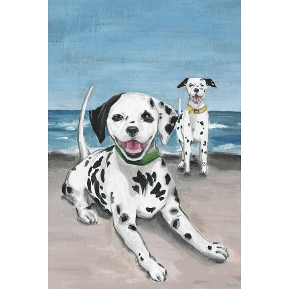 Parvez Taj Dalmatian Cuties Canvas Wall Art