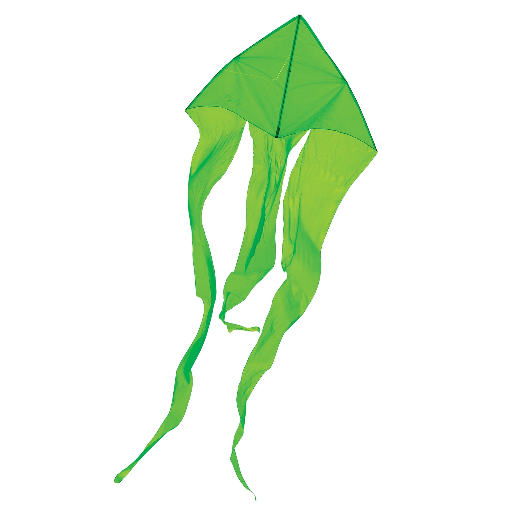 In the Breeze 3226 — Green 77-inch Wave Delta - Single Line Kite - Kite  Line and Bag Included - Combination of Ripstop and Taffeta Fabric
